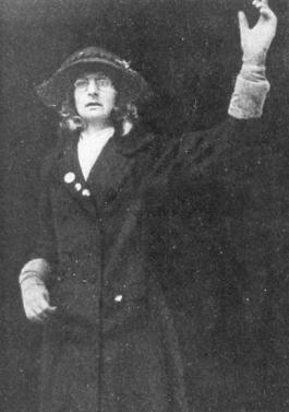 Dressed as Jane Warton, 1910