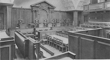 Old Bailey court room 